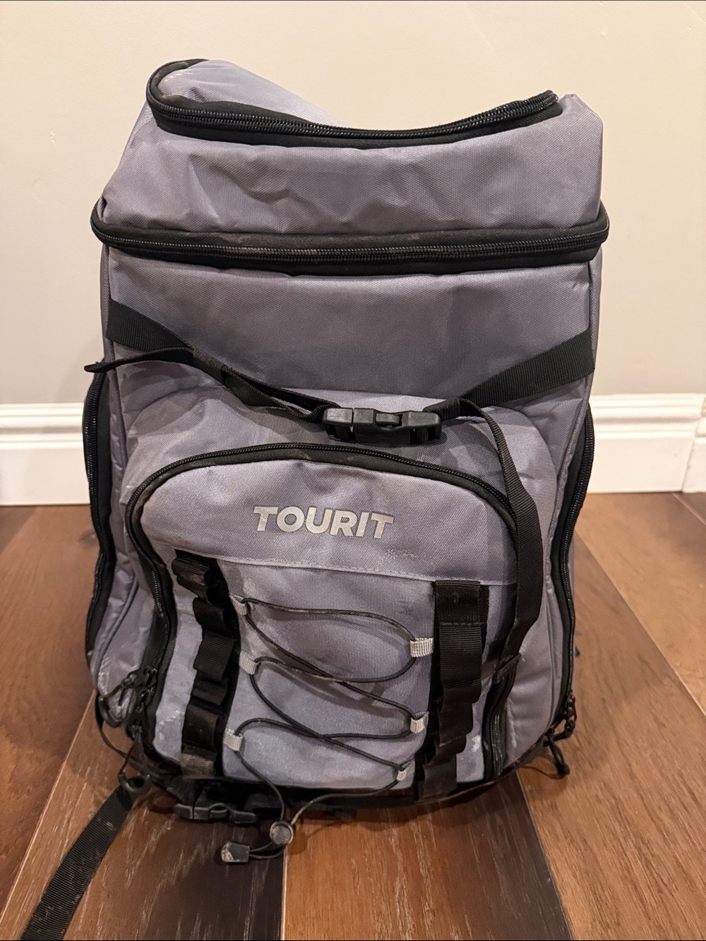 Gray Ski / Snowboard Boot Gear Bag / Backpack